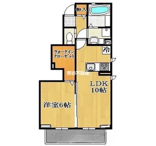 コージィコート柳川Ⅱ【1階】の間取り