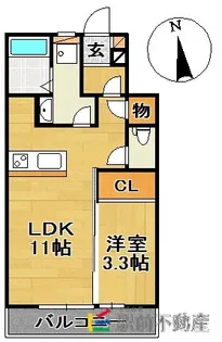 イデア【101号室】の間取り