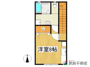 サンマリノ龍ヶ原 B棟【202号室】の間取り