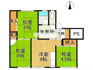 サンコーポラス柳川Ⅱ【206号室】の間取り