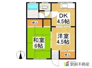 さつきハイツ【11号室】の間取り