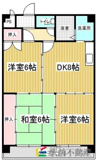 シャルムOK【402号室】の間取り
