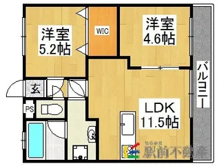 コーポF・P【B101号室】の間取り