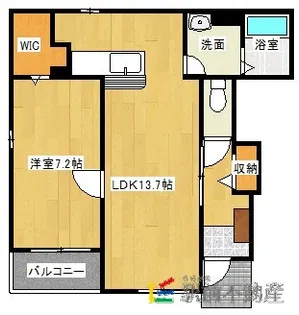 プロムナード二番館【101号室】の間取り