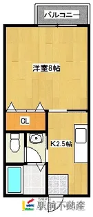 サンビレッジ赤坂C棟【201号室】の間取り