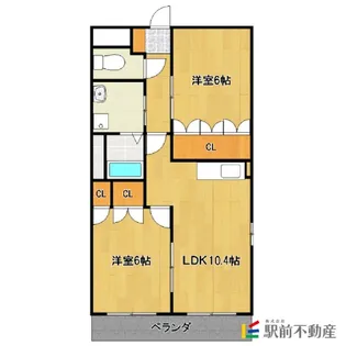 Hanamizuki【205号室】の間取り