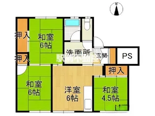 サンコーポラス柳川Ⅱ【502号室】の間取り