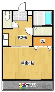 MK希【301号室】の間取り