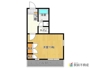 レオパレスみなみごうばる【201号室】の間取り