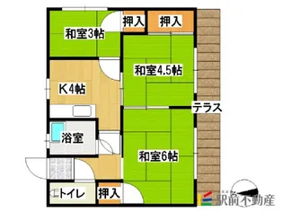 福岡県久留米市城島町城島【一戸建】の間取り