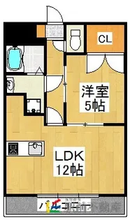 第5秋葉ビル【405号室】の間取り