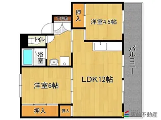 福岡県筑後市西牟田【マンション】の間取り