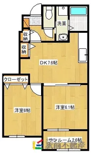 フィロンドールⅡ【101号室】の間取り