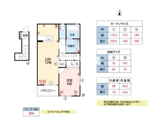 Le Blanc Ⅱ【201号室】の間取り