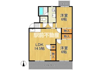 メゾン・ラフィーネ【201号室】の間取り