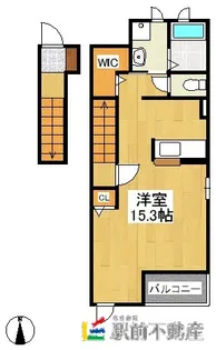 フィオーレツカサⅢA【202号室】の間取り