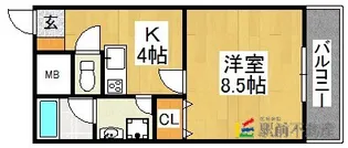 ロイヤルマンションイズミ【209号室】の間取り