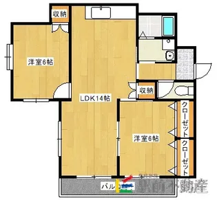 タイガーマンション本町【304号室】の間取り
