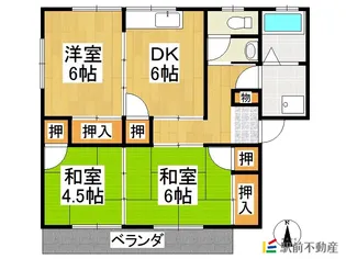メゾン忠見【102号室】の間取り