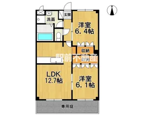 ジュピター【102号室】の間取り