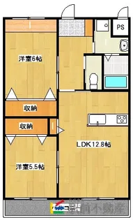 プレステージけやき通り【402号室】の間取り