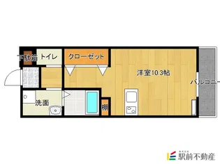 エクシートⅡ【206号室】の間取り