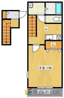 アヴェニール新地町【204号室】の間取り