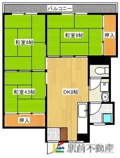ウインライトビル【614号室】の間取り
