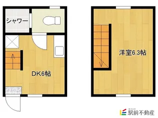 サンマリノ大角Ⅱ【3号室】の間取り