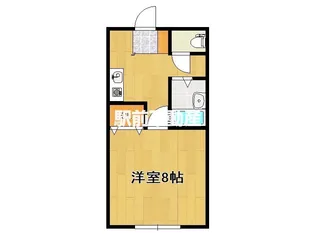 クワコーポ柿園【A-205号室】の間取り