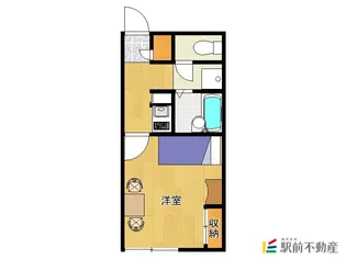 レオパレスグランソワール【2F号室】の間取り