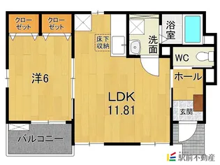 フォレスタ【101号室】の間取り