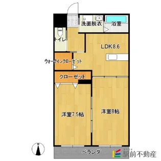 レジェンド希II【402号室】の間取り