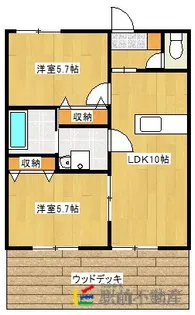 カーサ・グランデ【104号室】の間取り