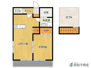 インサイド八女【201号室】の間取り