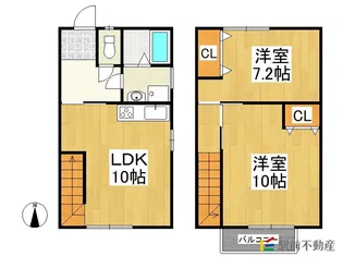 アジュール【C12号室】の間取り
