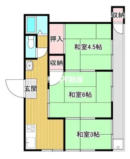 3Kの間取り画像