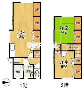 シャトーファミーユ【102号室】の間取り