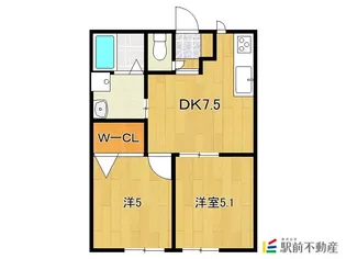 ソラーナ【202号室】の間取り