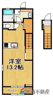 リトルガーデン【204号室】の間取り