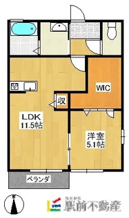 シャルマンドミール Ⅱ【101号室】の間取り