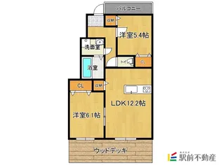 レミエ水田【103号室】の間取り