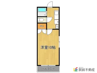 1Kの間取り画像