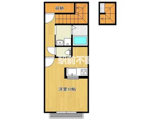 レオネクスト筑紫町【2F号室】の間取り