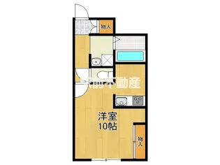 レオネクストウイロウⅢ【2F号室】の間取り