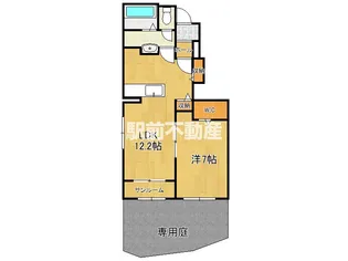 ネオタウンⅢ【105号室】の間取り