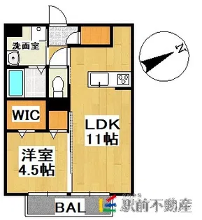 グランシャトー椿黒【2階】の間取り