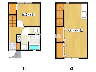 メゾン リヴィエールB棟【109号室】の間取り