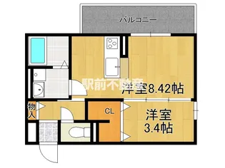 アコーデラ【103号室】の間取り