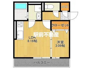 アコーデラ【301号室】の間取り